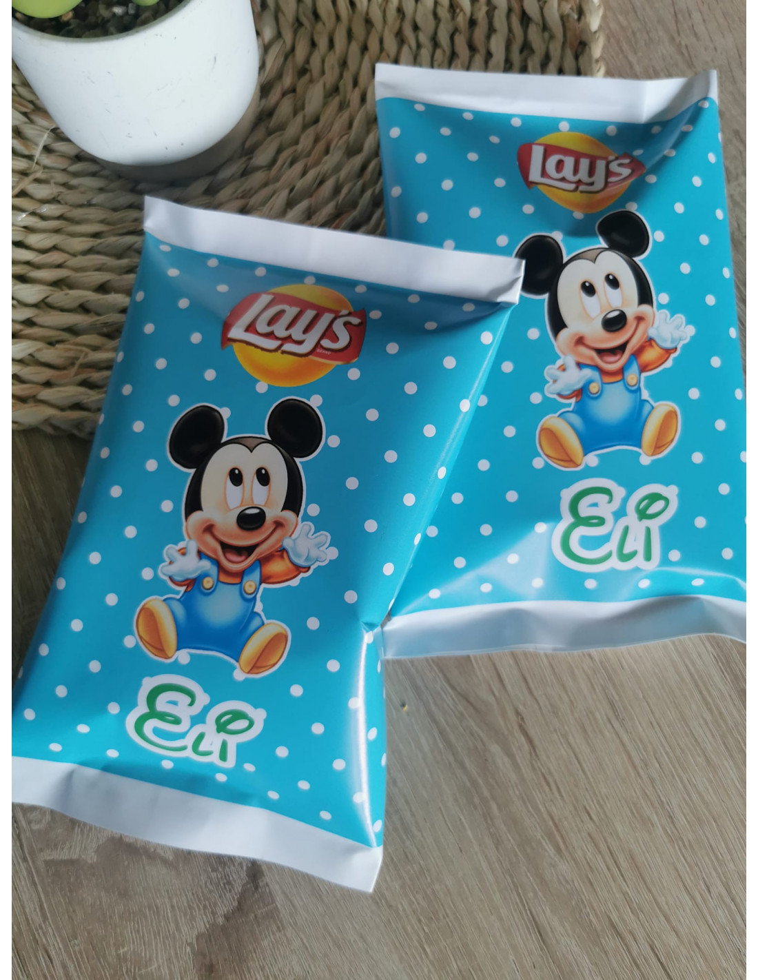 chips personnalisé mickey