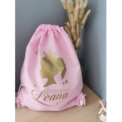 Sac coton cordon princesse