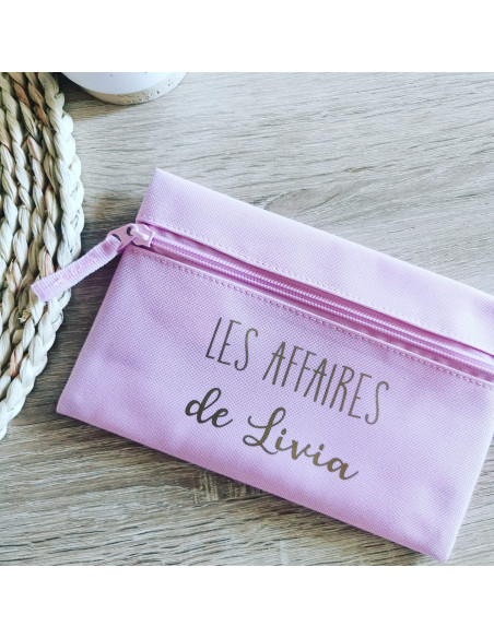 Trousse personnalisée enfant – Les Affaires de [Prénom] –