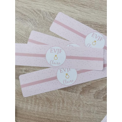 Etiquette bouteille EVJF