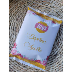 Paquet de chips thème...