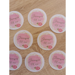 Étiquette shabby chic