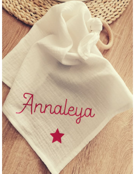 Doudou en lange avec anneau