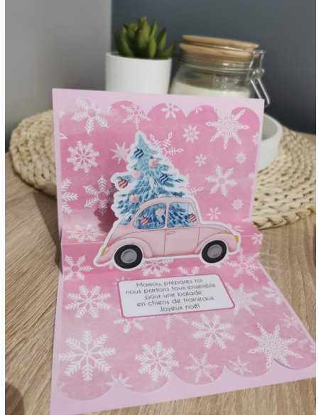 Carte à gratter Hiver