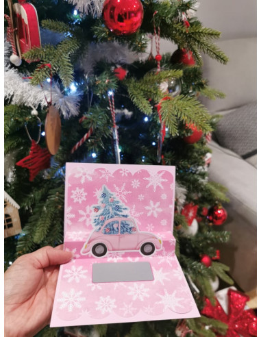 Carte à gratter Hiver