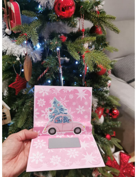 Carte à gratter Hiver