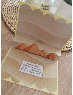 Carte à gratter voyage désert