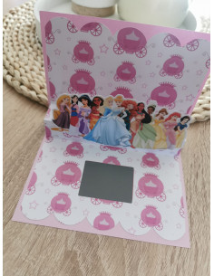 Carte à gratter princesse 2