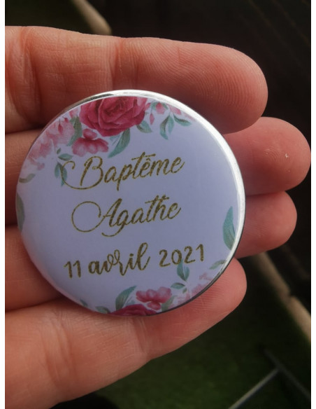 Badge épingle champêtre