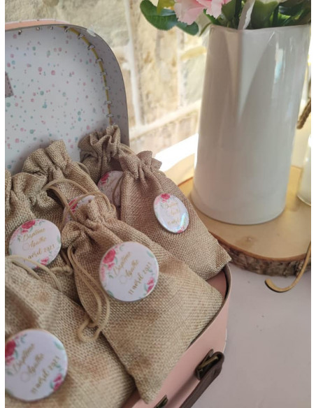 Badge épingle champêtre