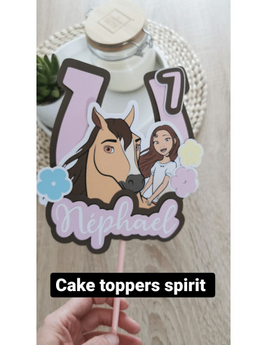 Cake Toppers personnalisé Spirit