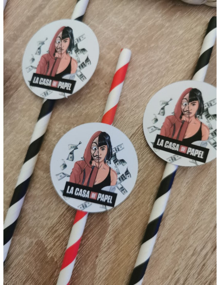 Pailles casa de papel Tokyo