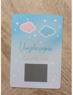 Carte à gratter annonce... 2