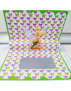 Carte à gratter fée clochette