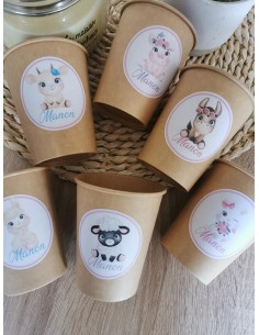 Verre personnalisé la ferme