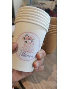 Verre personnalisé la ferme 2