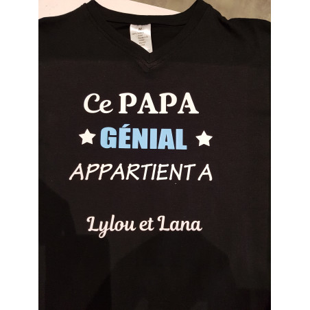 tee shirt Ce papa génial appartient à