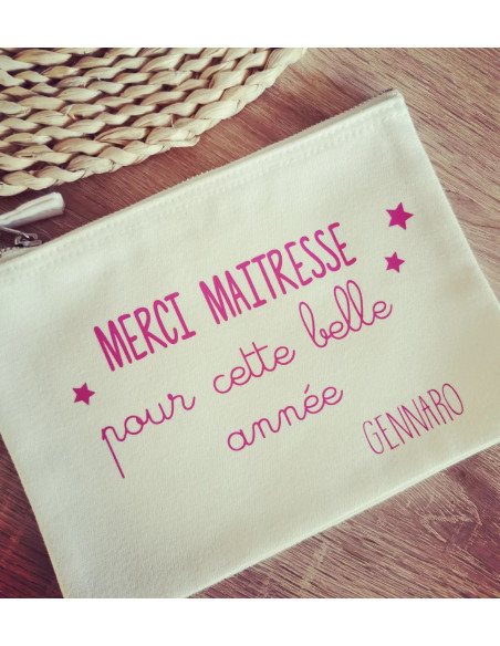 Pochette merci maîtresse