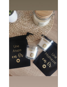 Pochon avec bougie une...