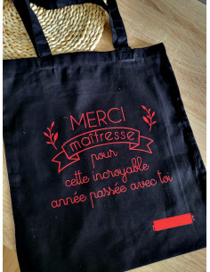 sac Tote bag  merci maîtresse