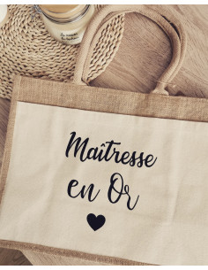 Sac Cabas en toile de jute...