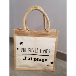 Sac Cabas en toile de jute...