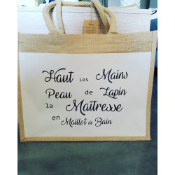 Sac Cabas en toile de jute...