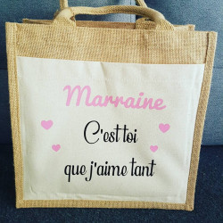 Sac Cabas en toile de jute...