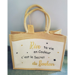 Sac Cabas en toile de jute...