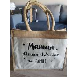 Cabas en toile de jute...