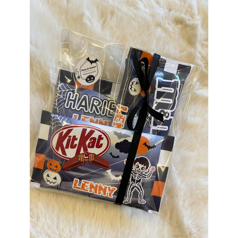 Gourmandise halloween Squelette petit...