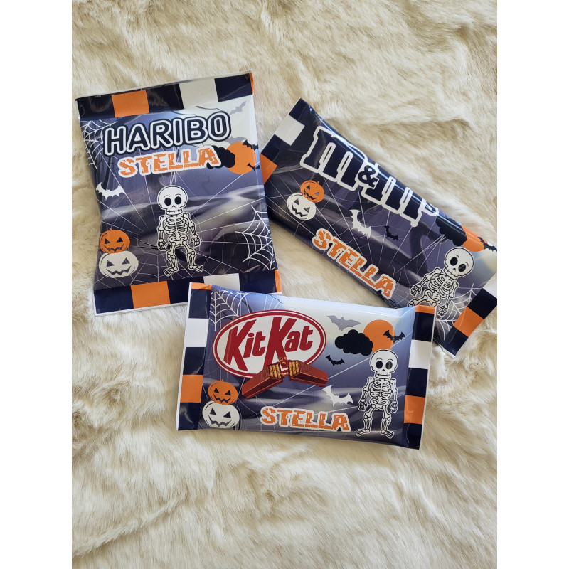 Gourmandise halloween Squelette