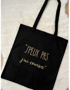sac Tote bag je peux j'ai...