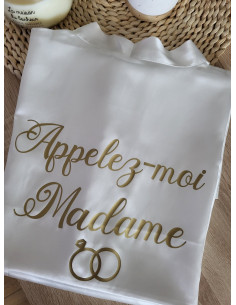 Peignoir Kimono satin Madame