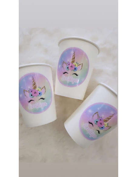 Verre personnalisé Licorne