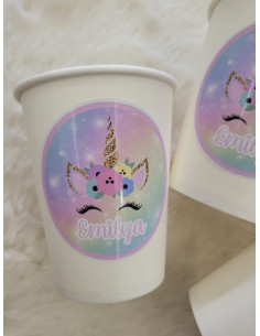 Verre personnalisé Licorne 2