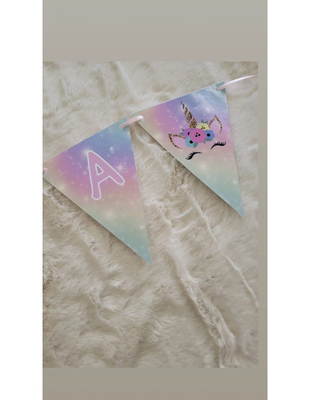 Banderole Licorne