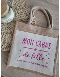 Sac Cabas en toile de jute...