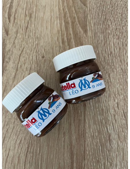 Mini nutella à personnaliser