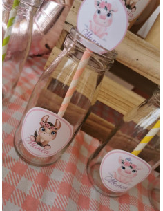 Etiquettes ronde ferme