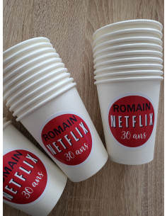 Verre personnalisé netflix 2