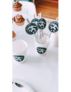 Pailles personnalisées...