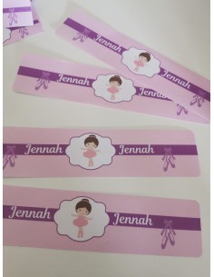 Etiquette bouteille danseuse 2