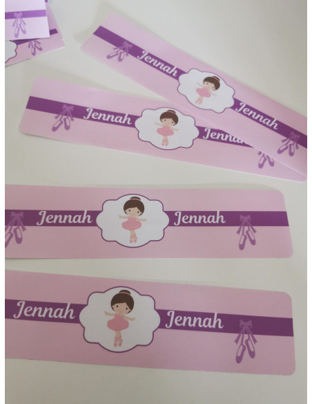 Etiquette bouteille danseuse