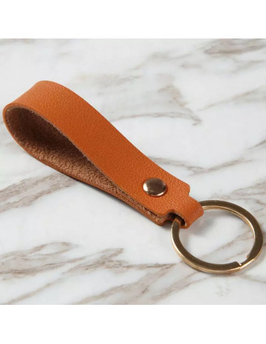 Porte clé cuir