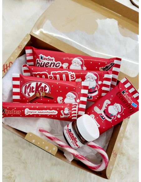 Christmas box Père noël rouge