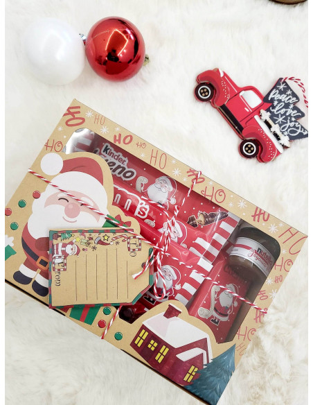 Christmas box Père noël rouge