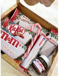 Christmas box rouge