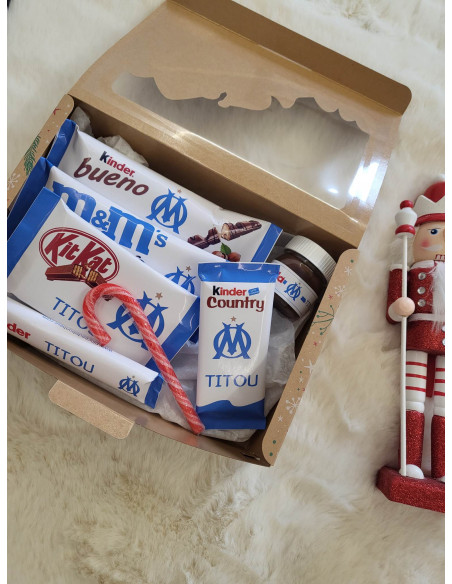 Christmas Box gourmande personnalisée OM – Olympique de Marseill