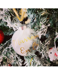 Boule de Noël en Or